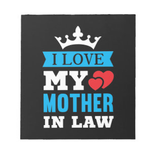 Bloc De Notas Amo A Mi Madre En El Derecho