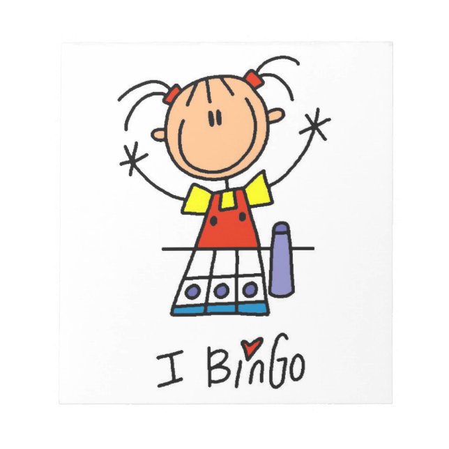 Bloc De Notas Amo el Bingo (Frente)