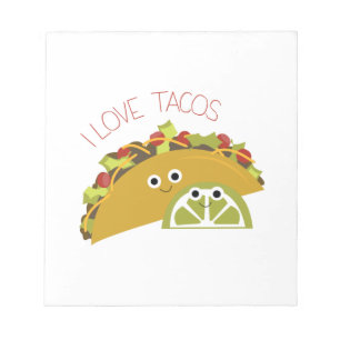 Bloc De Notas Amo el Tacos