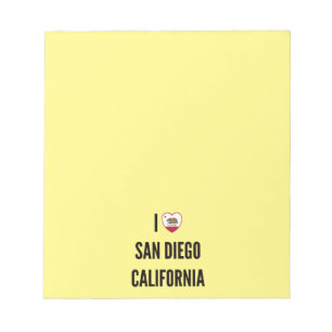 Bloc De Notas Amo San Diego, California