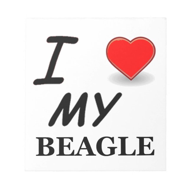 Bloc De Notas amor beagle (Frente)