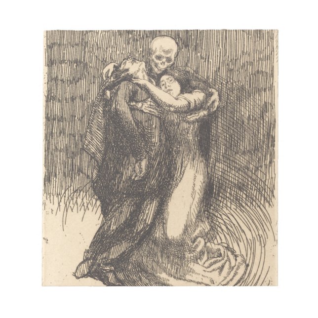 Bloc De Notas Amor consagrado (por Paul-Albert Besnard) (Frente)