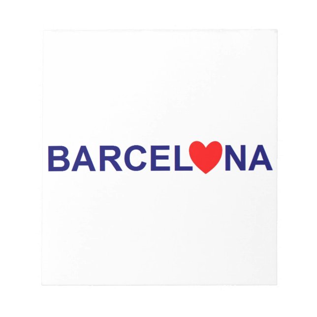 Bloc De Notas Amor de Barcelona (Frente)