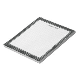 Bloc De Notas Amor de Mariposa | Encaje Negro 3 Decorativo