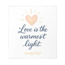 Bloc de notas Amor Es la Luz Más Cálida