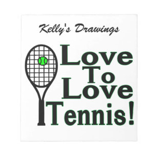 Bloc De Notas Amor para amar tenis