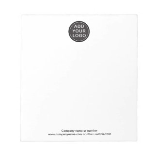 Bloc De Notas Añadir su propio negocio de personalizado de logot