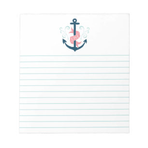 Bloc De Notas Anclaje de amor vintage