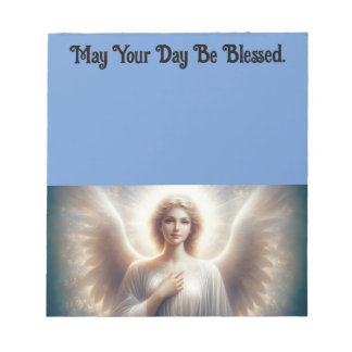 Bloc De Notas Angel Blessed Day Notepad