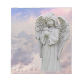 Bloc De Notas Angel Holding Flower
