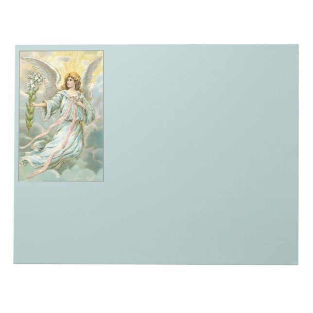 Bloc De Notas Angel In Blue Notepad (Frente)