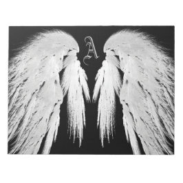 Bloc De Notas ANGEL WINGS Monograma Negro