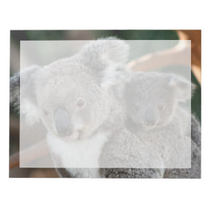 Bloc De Notas Animales de bebé más afectados Koala y Joey