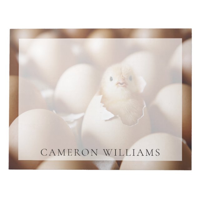 Bloc De Notas Animales de bebé más afectados | Recién nacido Chi (Frente)