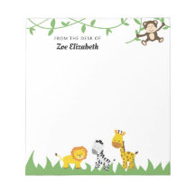 Animales de la jungla safari lindos de la mesa de 