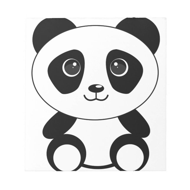 Bloc De Notas Animales divertidos de oso panda oso panda oso pan (Frente)