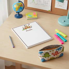 Bloc De Notas Animales personalizados para niños