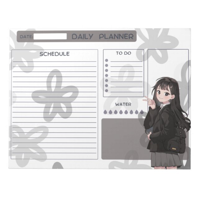 Bloc De Notas Anime Daily Planner (Frente)