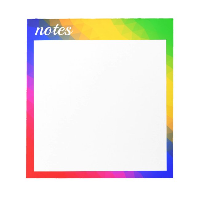 Bloc De Notas Anotación de fondo de color (Frente)