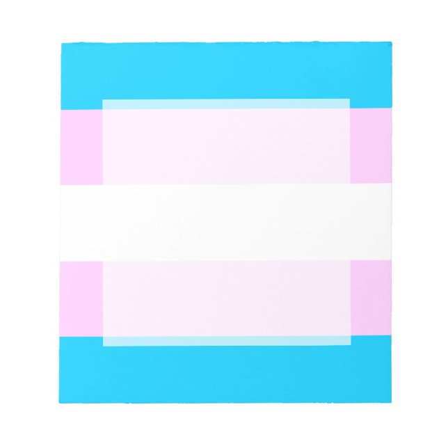 Bloc De Notas Anotación de la bandera transgénero (Frente)