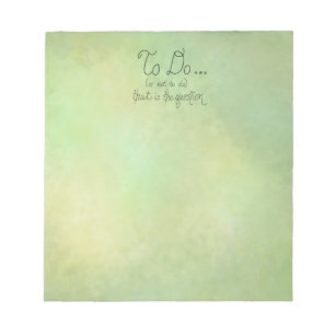 Bloc De Notas Anotaciones divertidas "hacer o no hacer"