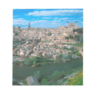 Bloc De Notas Antigua ciudad de Toledo, España.