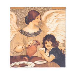 Bloc De Notas Antigüedad francesa de Chocolate Angel