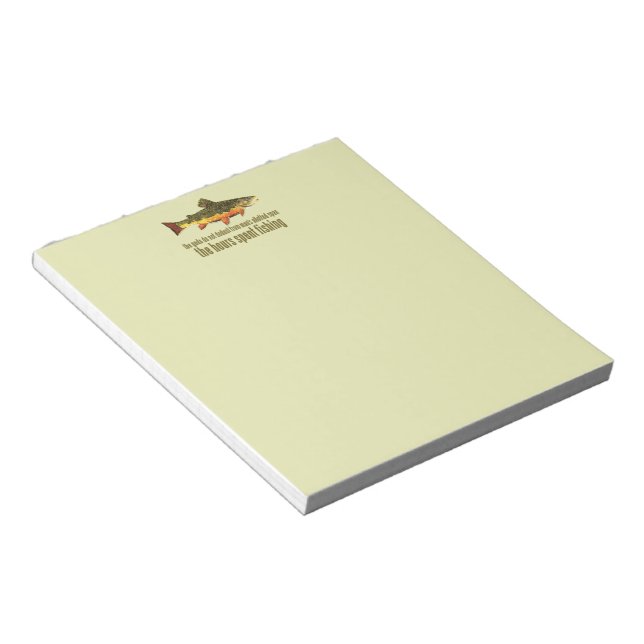 Bloc De Notas Antiguo Deporte Pesquero (Lado Derecho)