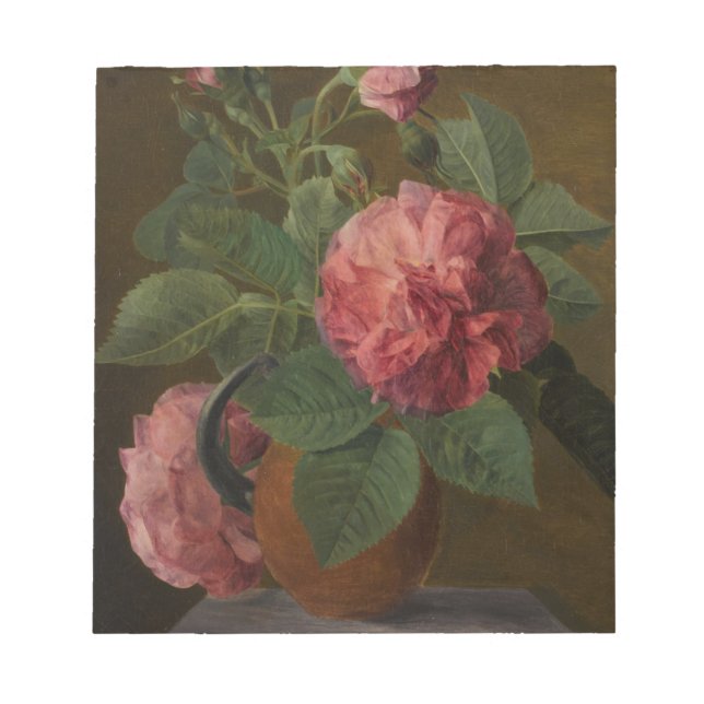 Bloc De Notas Antiguos Rosas románticos (Frente)