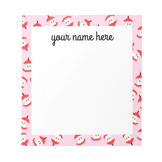 Bloc de notas Apple Core personalizado (Frente)