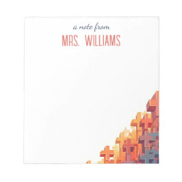 Bloc De Notas Apreciación colorida más Rótulos de los profesores