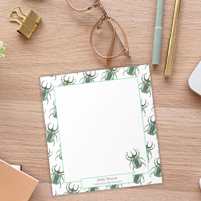 Bloc De Notas Apreciación educativa escarabajo (Subido por el creador)