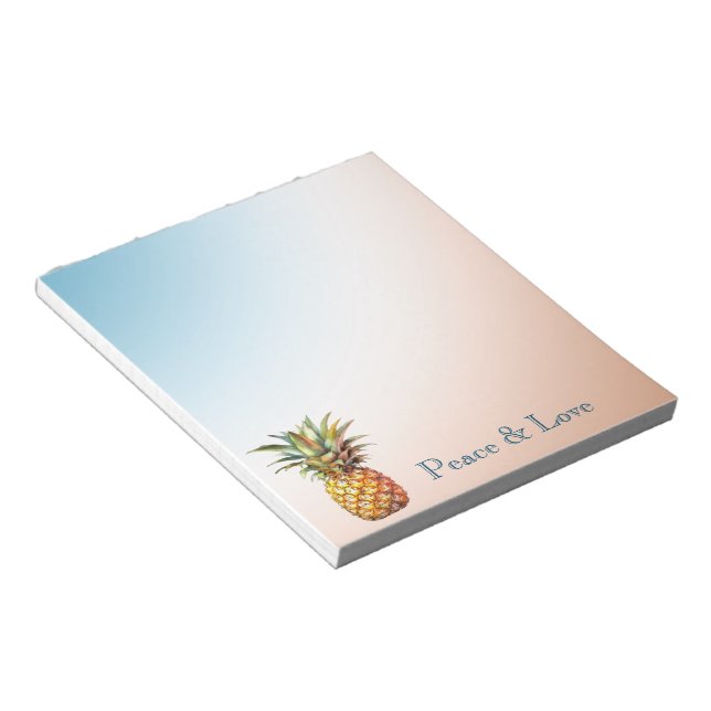 Bloc De Notas Aqua Cream Happy Tropical Pineapple (Lado Derecho)