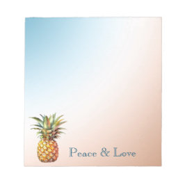 Bloc De Notas Aqua Cream Happy Tropical Pineapple