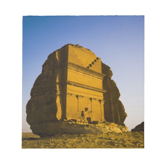Bloc De Notas Arabia Saudita, lugar de Madain Saleh, antiguo 4 (Frente)