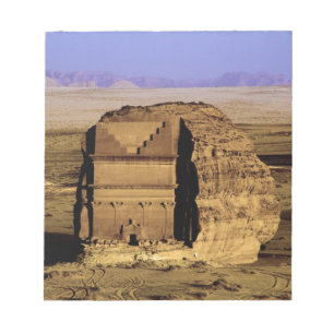 Bloc De Notas Arabia Saudita, sitio de Madain Saleh, antiguo