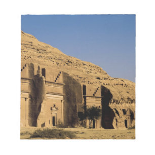 Bloc De Notas Arabia Saudita, sitio de Madain Saleh, antiguo 2