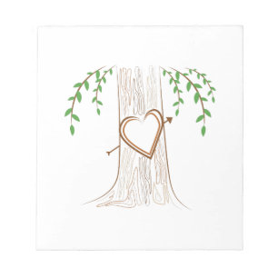 Bloc De Notas Árbol de amor