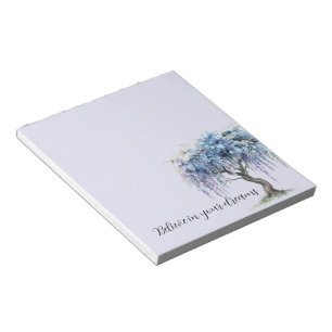 Bloc De Notas Árbol morado floral