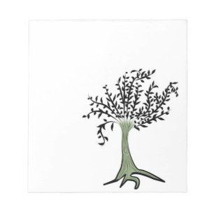 Bloc De Notas Árbol verde