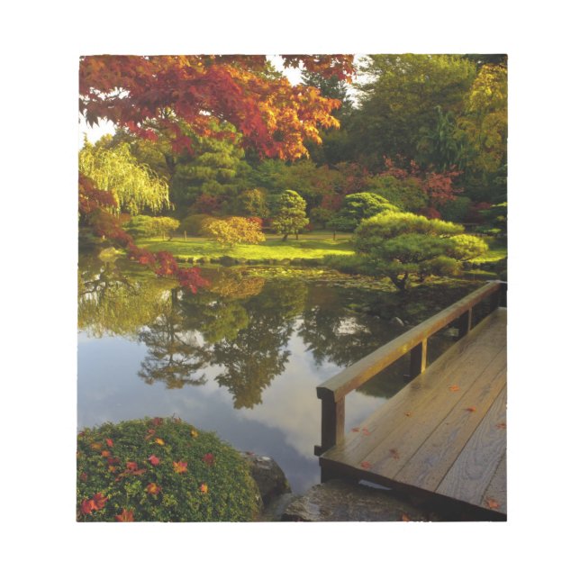 Bloc De Notas Arboreto, Jardín Japonés, Seattle, Washington, (Frente)