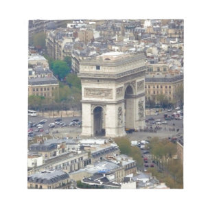 Bloc De Notas Arc de Triomphe París Francia