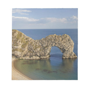 Bloc De Notas Arco de Durdle Door, Costa Jurásica Patrimonio de