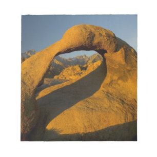 Bloc De Notas Arco en Alabama Hills Eastern Sierras cerca de Lon