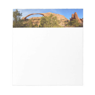 Bloc De Notas Arco Paisaje en el Parque Nacional Arches