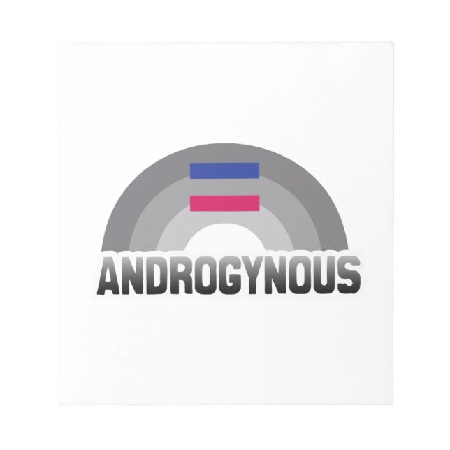 BLOC DE NOTAS ARCOÍRIS ANDRÓGINO (Frente)