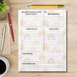 Bloc De Notas Arcoiris de la lista de tareas diarias principales<br><div class="desc">Este cuaderno de lista de tareas pendientes es justo lo que todos los principales necesitan para estar organizados durante el día. En lugar de tu desordenado calendario digital, ve a "la vieja escuela" con esta lista de tareas pendientes totalmente de personalizable. Mira todo lo que necesitas saber en una página...</div>