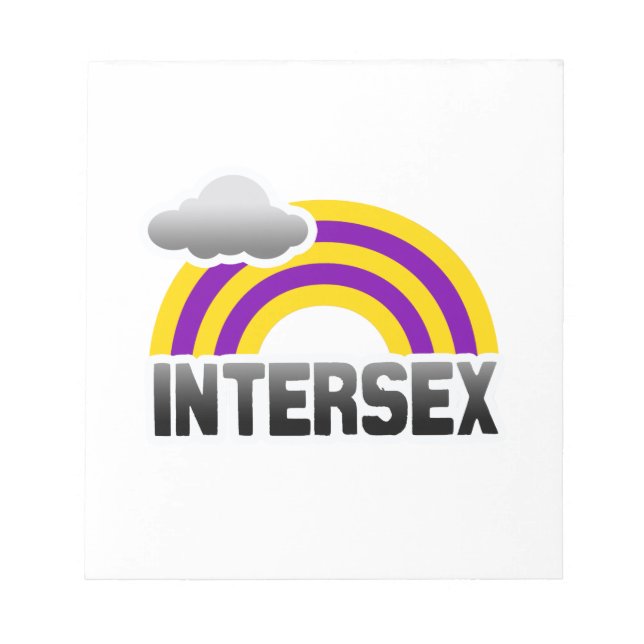 BLOC DE NOTAS ARCOÍRIS INTERSEXUAL (Frente)