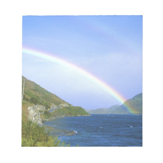 Bloc De Notas Arcoíris sobre el lago Hawea, Isla Sur, Nueva (Frente)