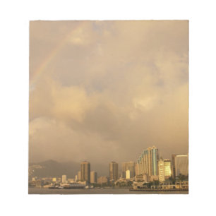 Bloc De Notas Arcoíris sobre Honolulu, Hawái, EE. UU. 3